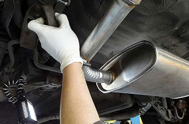 Exhaust repair at Prairie Road Automotive in Eugene OR
